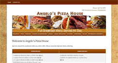 Desktop Screenshot of angelospizzahousephilly.com