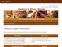 Tablet Screenshot of angelospizzahousephilly.com